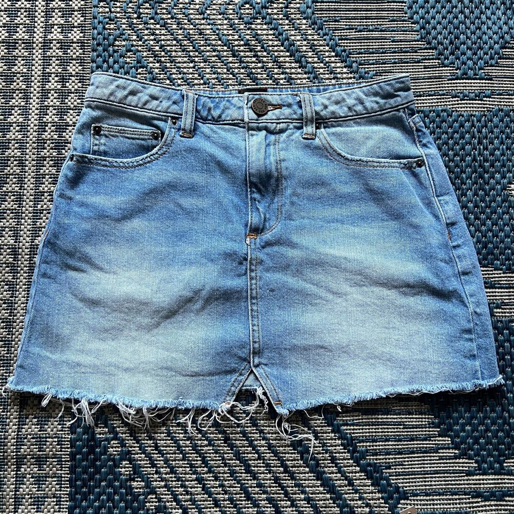 Y2K preppy denim mini skirt BDG size S casual western